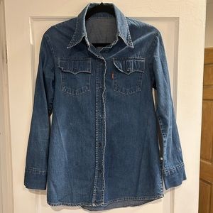 Vintage Levi’s Denim Shirt - Orange Label 🧡